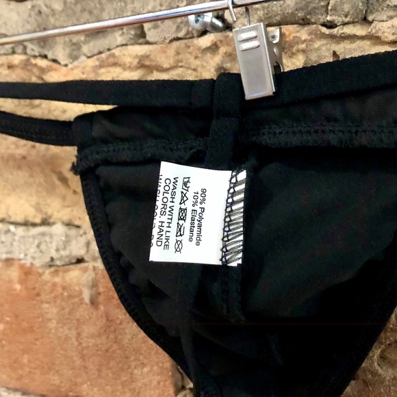 Men's New Black G-String Thong Medium - Picture 11 of 17